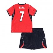 England Bukayo Saka #7 Replika Bortatröja Barn VM 2026 Kortärmad (+ byxor)