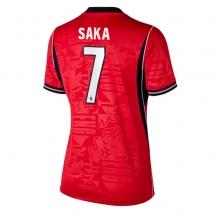 England Bukayo Saka #7 Replika Bortatröja Dam VM 2026 Kortärmad