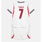 England Bukayo Saka #7 Replika Hemmatröja Barn VM 2026 Kortärmad (+ byxor)