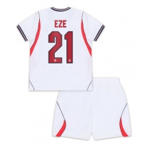England Eberechi Eze #21 Replika Hemmatröja Barn VM 2026 Kortärmad (+ byxor)