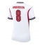 England Elliot Anderson #8 Replika Hemmatröja Dam VM 2026 Kortärmad