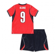 England Harry Kane #9 Replika Bortatröja Barn VM 2026 Kortärmad (+ byxor)