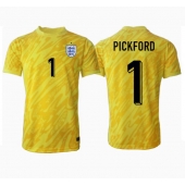 England Jordan Pickford #1 Målvakt Replika Bortatröja EM 2024 Kortärmad