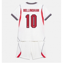 England Jude Bellingham #10 Replika Hemmatröja Barn VM 2026 Kortärmad (+ byxor)
