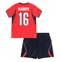 England Kobbie Mainoo #16 Replika Bortatröja Barn VM 2026 Kortärmad (+ byxor)