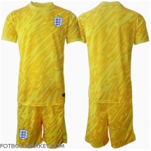 England Målvakt Replika Bortatröja Barn EM 2024 Kortärmad (+ byxor)