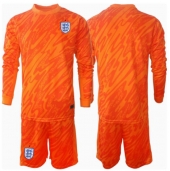 England Målvakt Replika Hemmatröja Barn EM 2024 Långärmad (+ byxor)