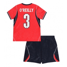 England Nico O'Reilly #3 Replika Bortatröja Barn VM 2026 Kortärmad (+ byxor)