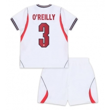 England Nico O'Reilly #3 Replika Hemmatröja Barn VM 2026 Kortärmad (+ byxor)