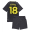 Everton Ashley Young #18 Replika Bortatröja Barn 2024-25 Kortärmad (+ byxor)