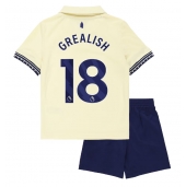 Everton Jack Grealish #18 Replika Bortatröja Barn 2025-26 Kortärmad (+ byxor)