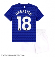 Everton Jack Grealish #18 Replika Hemmatröja Barn 2025-26 Kortärmad (+ byxor)