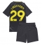 Everton Jesper Lindstrom #29 Replika Bortatröja Barn 2024-25 Kortärmad (+ byxor)