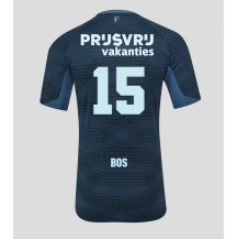 Feyenoord Jordan Bos #15 Replika Bortatröja 2025-26 Kortärmad