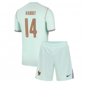 Frankrike Adrien Rabiot #14 Replika Bortatröja Barn VM 2026 Kortärmad (+ byxor)