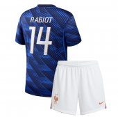 Frankrike Adrien Rabiot #14 Replika Hemmatröja Barn VM 2026 Kortärmad (+ byxor)