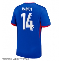 Frankrike Adrien Rabiot #14 Replika Hemmatröja EM 2024 Kortärmad