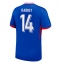 Frankrike Adrien Rabiot #14 Replika Hemmatröja EM 2024 Kortärmad