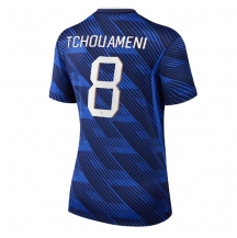 Frankrike Aurelien Tchouameni #8 Replika Hemmatröja Dam VM 2026 Kortärmad