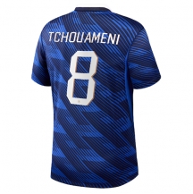 Frankrike Aurelien Tchouameni #8 Replika Hemmatröja VM 2026 Kortärmad