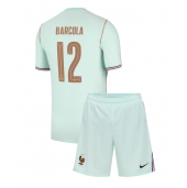 Frankrike Bradley Barcola #12 Replika Bortatröja Barn VM 2026 Kortärmad (+ byxor)