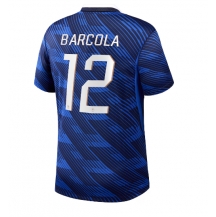 Frankrike Bradley Barcola #12 Replika Hemmatröja VM 2026 Kortärmad