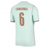 Frankrike Eduardo Camavinga #6 Replika Bortatröja VM 2026 Kortärmad