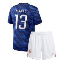 Frankrike Kante #13 Replika Hemmatröja Barn VM 2026 Kortärmad (+ byxor)