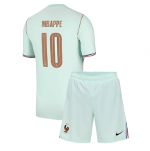 Frankrike Kylian Mbappe #10 Replika Bortatröja Barn VM 2026 Kortärmad (+ byxor)