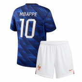 Frankrike Kylian Mbappe #10 Replika Hemmatröja Barn VM 2026 Kortärmad (+ byxor)