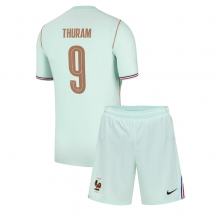 Frankrike Marcus Thuram #9 Replika Bortatröja Barn VM 2026 Kortärmad (+ byxor)