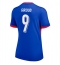 Frankrike Olivier Giroud #9 Replika Hemmatröja Dam EM 2024 Kortärmad