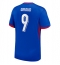 Frankrike Olivier Giroud #9 Replika Hemmatröja EM 2024 Kortärmad