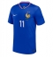 Frankrike Ousmane Dembele #11 Replika Hemmatröja EM 2024 Kortärmad