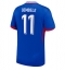 Frankrike Ousmane Dembele #11 Replika Hemmatröja EM 2024 Kortärmad