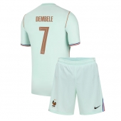 Frankrike Ousmane Dembele #7 Replika Bortatröja Barn VM 2026 Kortärmad (+ byxor)