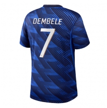 Frankrike Ousmane Dembele #7 Replika Hemmatröja VM 2026 Kortärmad