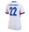 Frankrike Theo Hernandez #22 Replika Bortatröja Dam EM 2024 Kortärmad