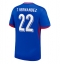 Frankrike Theo Hernandez #22 Replika Hemmatröja EM 2024 Kortärmad