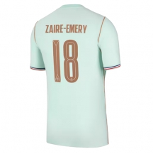 Frankrike Warren Zaire-Emery #18 Replika Bortatröja VM 2026 Kortärmad
