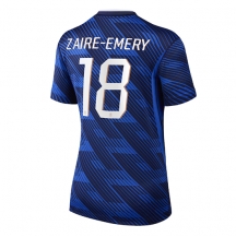 Frankrike Warren Zaire-Emery #18 Replika Hemmatröja Dam VM 2026 Kortärmad