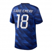 Frankrike Warren Zaire-Emery #18 Replika Hemmatröja VM 2026 Kortärmad