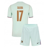 Frankrike William Saliba #17 Replika Bortatröja Barn VM 2026 Kortärmad (+ byxor)