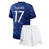 Frankrike William Saliba #17 Replika Hemmatröja Barn VM 2026 Kortärmad (+ byxor)