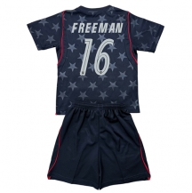 Förenta stater Alex Freeman #16 Replika Bortatröja Barn VM 2026 Kortärmad (+ byxor)