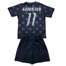 Förenta stater Brenden Aaronson #11 Replika Bortatröja Barn VM 2026 Kortärmad (+ byxor)