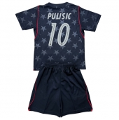 Förenta stater Christian Pulisic #10 Replika Bortatröja Barn VM 2026 Kortärmad (+ byxor)