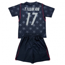 Förenta stater Malik Tillman #17 Replika Bortatröja Barn VM 2026 Kortärmad (+ byxor)