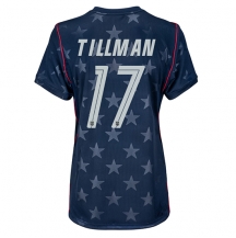 Förenta stater Malik Tillman #17 Replika Bortatröja Dam VM 2026 Kortärmad