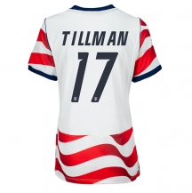 Förenta stater Malik Tillman #17 Replika Hemmatröja Dam VM 2026 Kortärmad